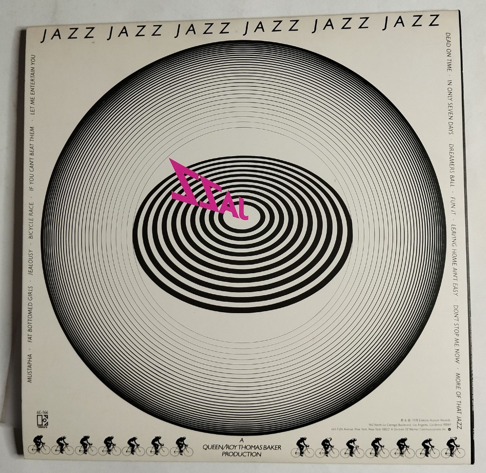 Винтажная виниловая пластинка LP Queen Jazz (Japan 1978) (Obi, Poster)