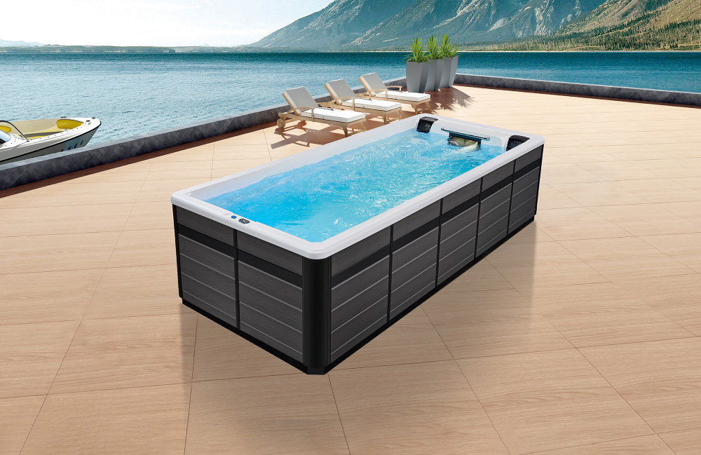 Уличный плавательный спа-бассейн с профессиональным противотоком Victoria Star VS-GT604