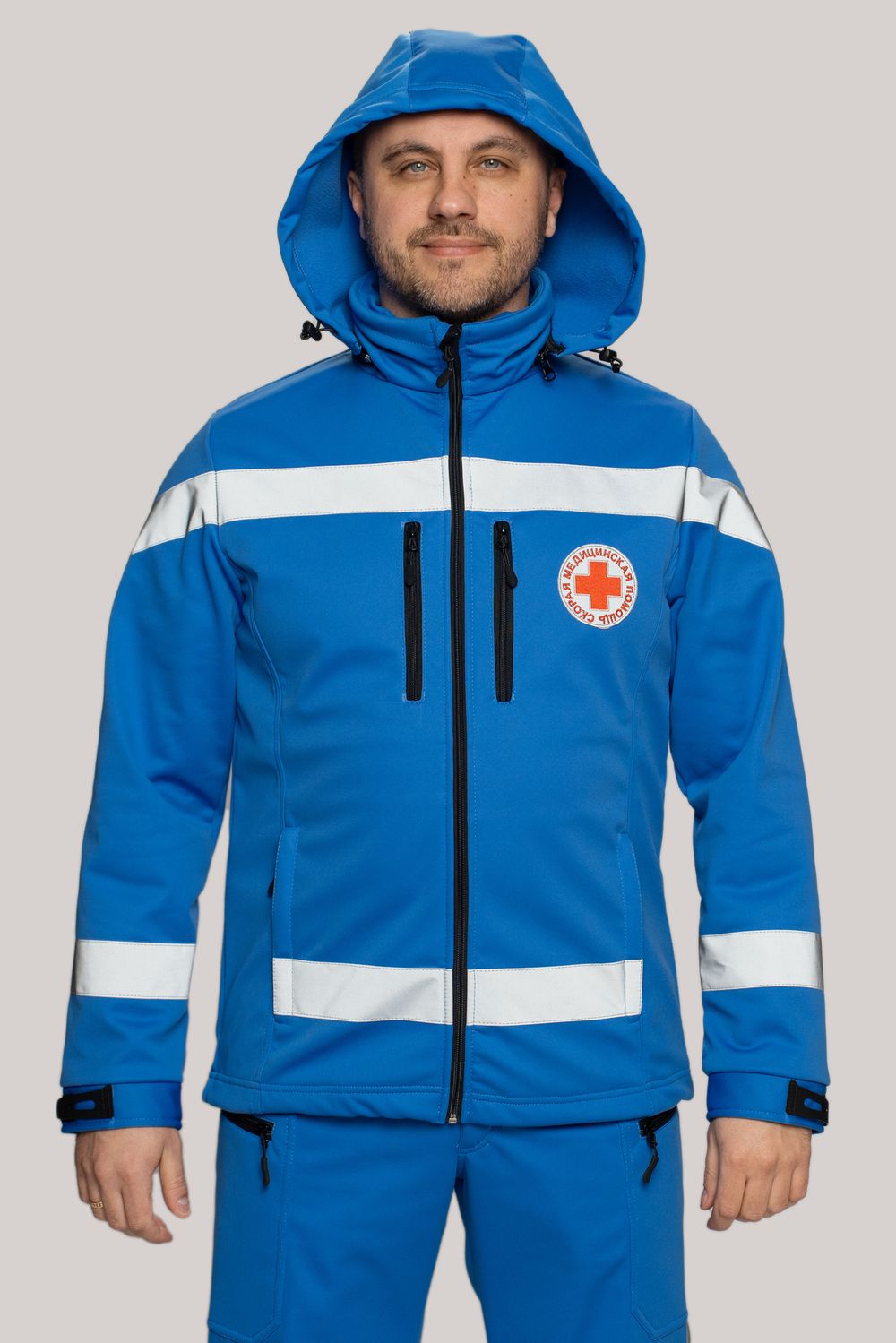 Костюм демисезонный мужской Скорая помощь MedicLine SOFTSHELL