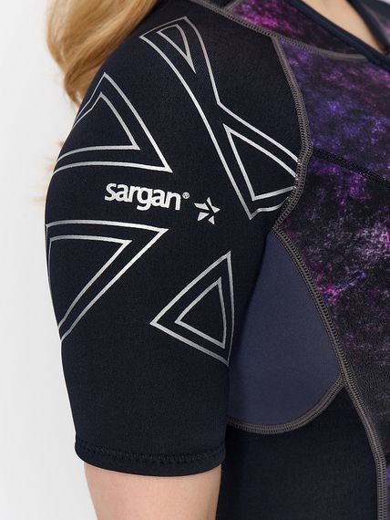 Гидрокостюм Sargan Nero 2.0 Shorty lady 2 мм GalaxyAPE-07/черный