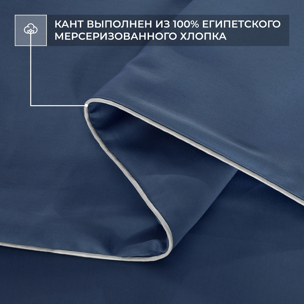 Комплект постельного белья Однотонный Сатин Премиум на резинке OCPR018