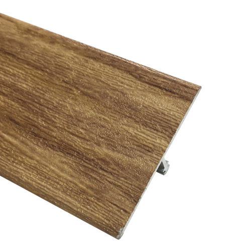 АТ 40мм "DО-1" 2,7м Дуб темный Т-обр. ламинир. алюм.