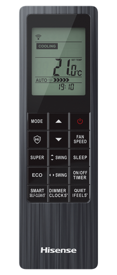 Бытовая сплит-система Hisense BLACK CRYSTAL Classic A AS-07HW4SYDTG035В (комплект)