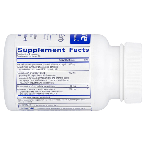 Pure Encapsulations, CurcumaSorb Mind, 60 Capsules