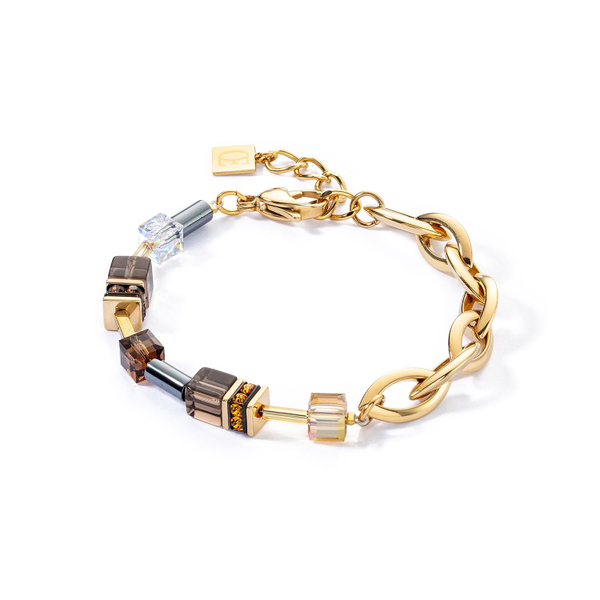 Браслет Coeur de Lion Brown-Gold 4524/30-1116