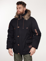 Куртка-Парка Варгградъ мужская чёрный "Русколань"