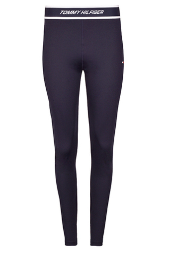 Leginsy Tommy Hilfiger Sport Tape Full Lenght Leggins - небесный