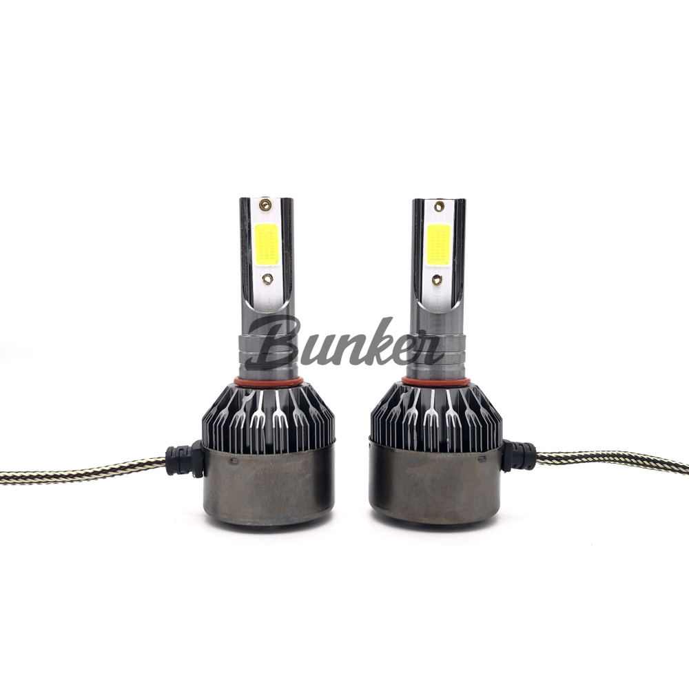 Светодиодные лампы C9, цоколь H7 в головной свет, (компл)