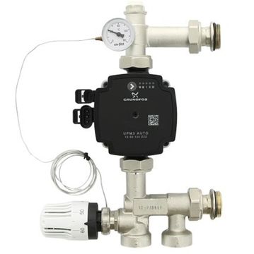 Насосно-смесительная группа Uni-Fitt Solomix MINI 1" НР с насосом Grundfos UPM3 AUTO 15-50 1