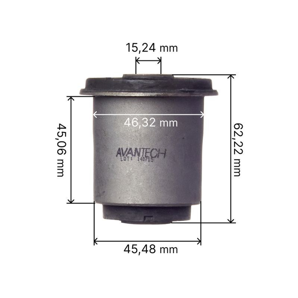 Сайлентблок переднего верхнего рычага Avantech ASB4101