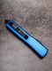Тактический нож фронтально выкидной автоматический Microtech Синий