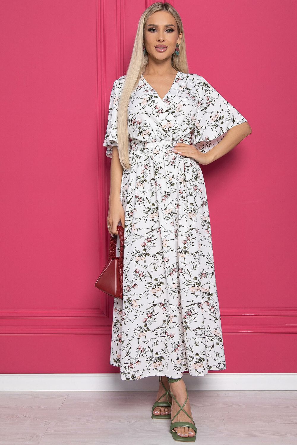 Платье "Милена" (белое) П8927 LT Collection (Акция)