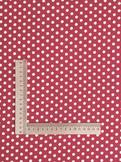 Ткань бязь плательная, рис. " Горох 6 мм", ширина 150 см, арт. 029