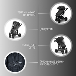 Модульная коляска BubaGO Pellegrino 3в1