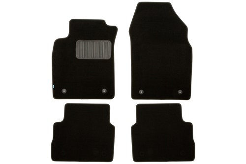 Коврики в салон для OPEL Vectra C АКПП 2002-2005, 2005-2008, седан, 4 шт. (текстиль) KLEVER03370422110KH