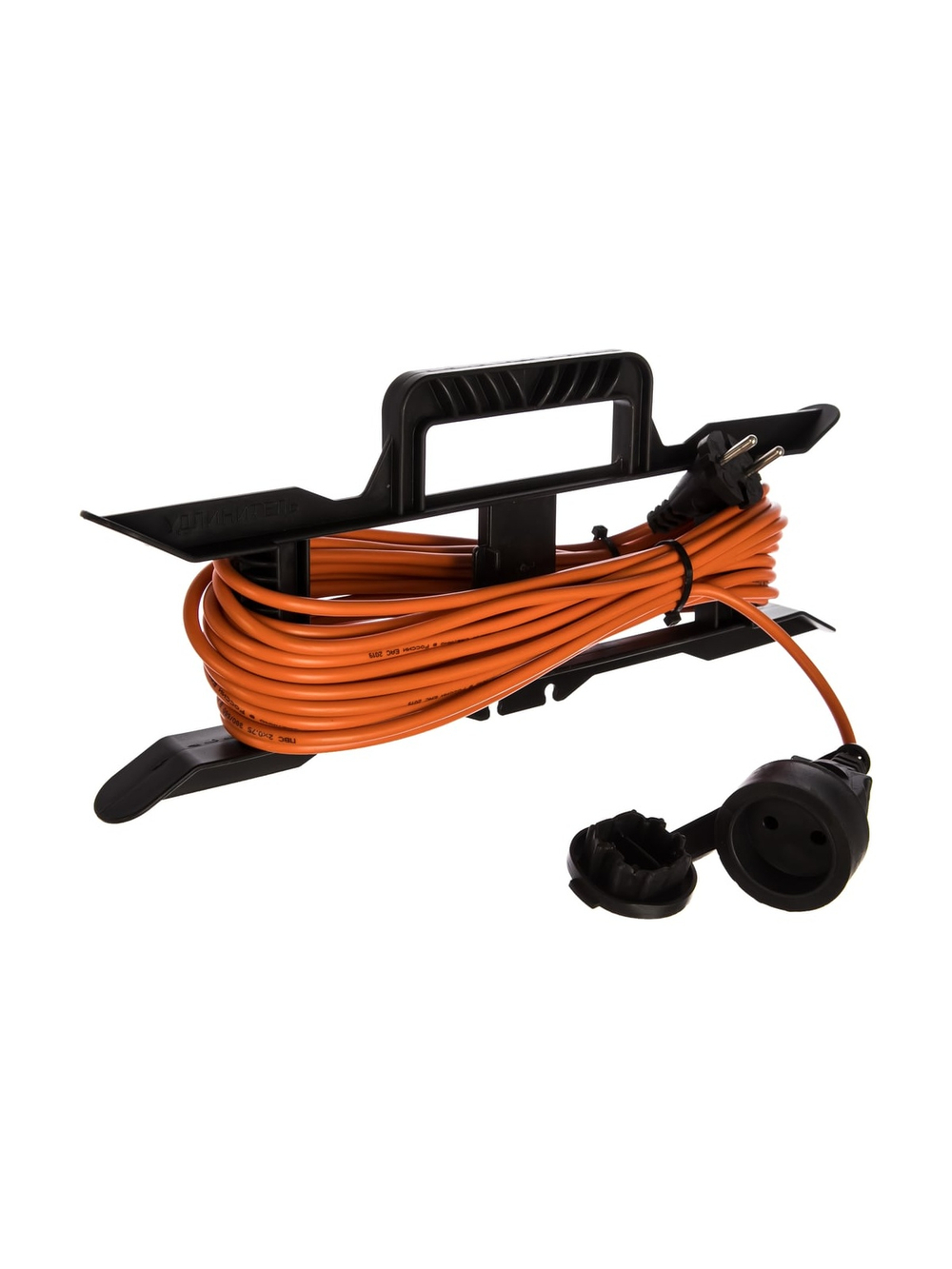 Удлинитель на рамке Gigant б/з ПВС 2х0,75 6A 10м IP 44 INDUSTRY EG PE-007