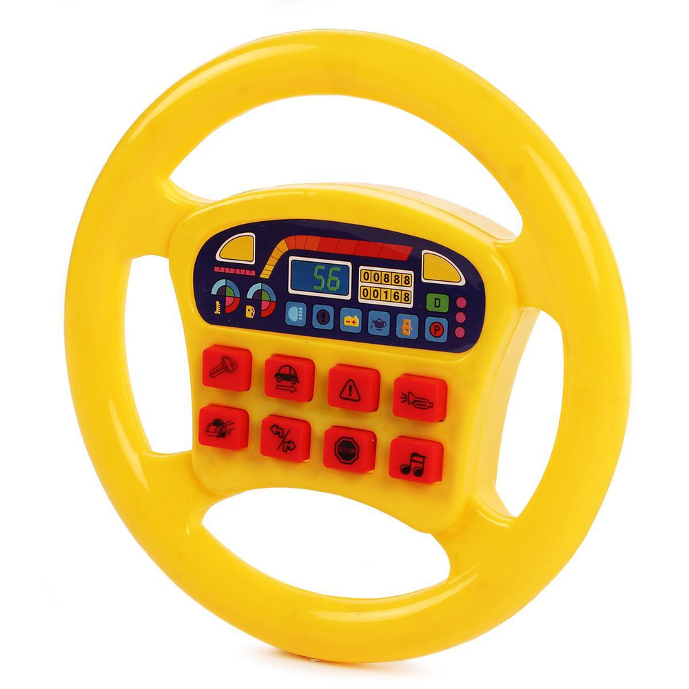 Руль музыкальный 19см, пакет 3360P