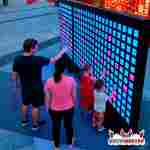 Детская интерактивная стена «Импульс», со световыми ячейками