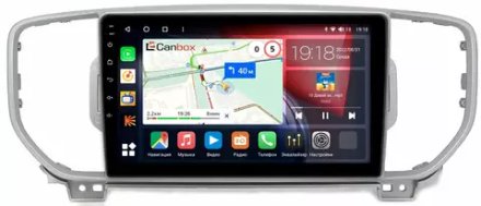 Магнитола для KIA Sportage 2016-2018 - Canbox 9044/9043 Qled, Android 10, ТОП процессор, SIM-слот