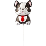 Шар Фольгированный Бульдог черный (Черный)