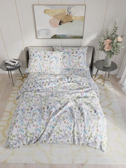 Простынь "Каролина" 200х215 см Сказка сатин