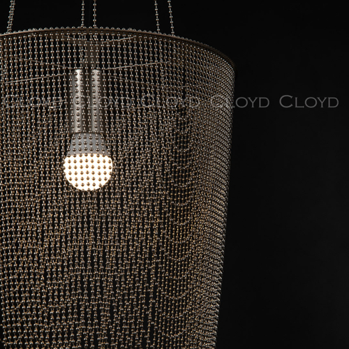 Подвесной светильник Cloyd ONASSIS P1 / Ø28 см - никель сатин (арт.11476)