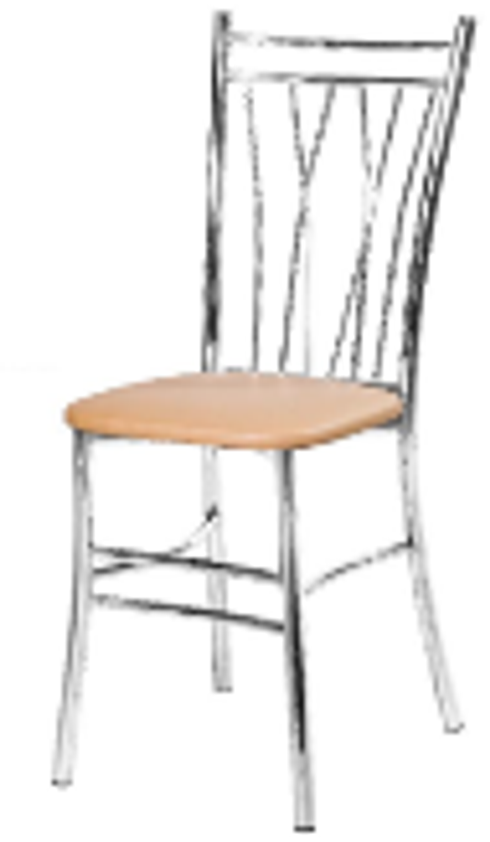 Стул Лион (Хром, каркас СТ) Сиденье (трапеция кож.зам 11 мс) Мир стульев