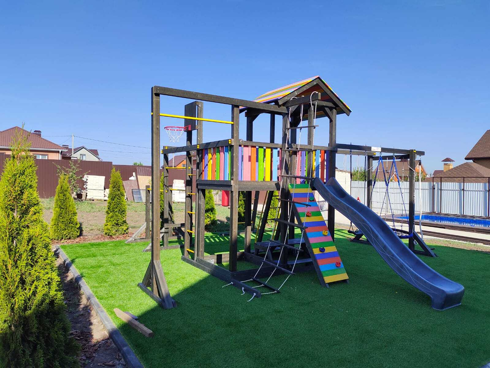 Детская площадка Савушка 2 (BLACK EDITION)