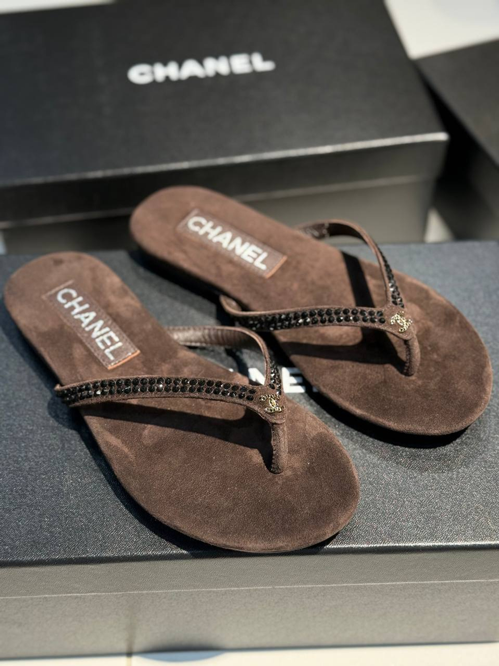 Шлепанцы CHANEL