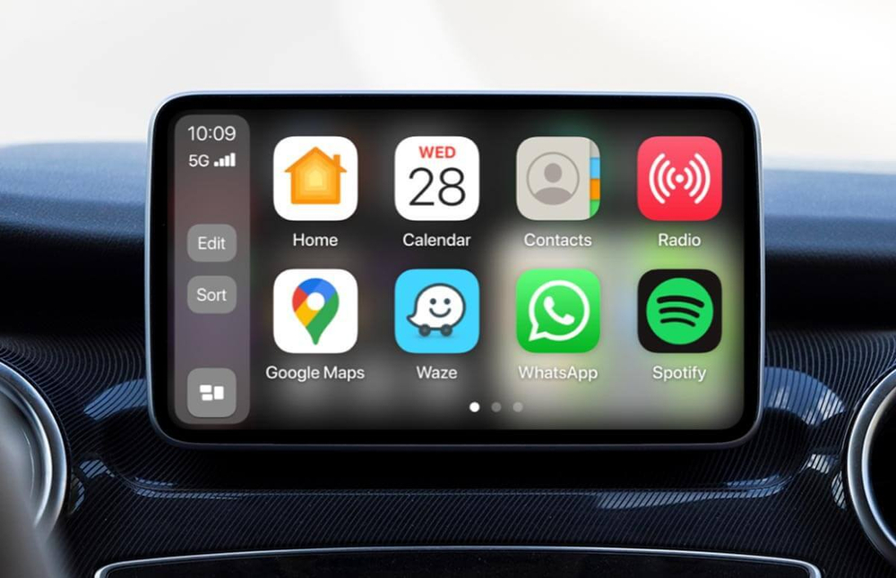 Установка блока CarPlay для штатного монитора