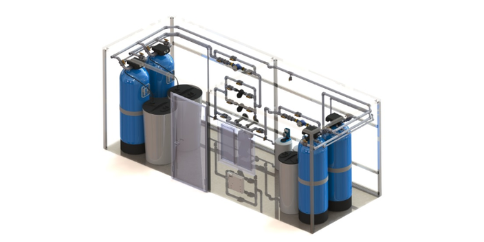 Блочно-модульная станция водоподготовки
