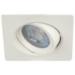 KL LED 21A-5 3K WH Светильник ЭРА светодиодный квадратный поворотн. LED SMD 5W 3000K, белый | Встраиваемые LED светильники