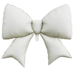 Шар Бант белый, сатин