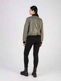 Кожаная куртка демисезонная Турция бомбер