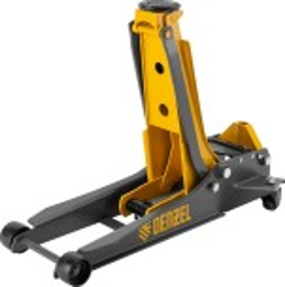 Домкрат подкатной Denzel 51271 гидравлический 3 т, 85-610 мм, низкий подхват SUV