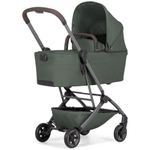 Коляска 2 в 1 Joolz Aer 2 с бампером Forest green/Mid Brown Carbon