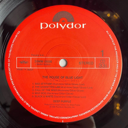 Винтажная виниловая пластинка LP Deep Purple The House Of Blue Light (Japan 1987) (Obi) Mad Dog