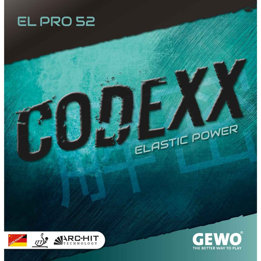 Накладка для настольного тенниса GEWO Codexx EL Pro 52