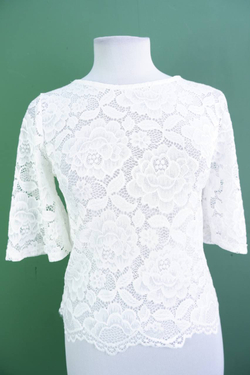 Топ made in Italy ажурный и нежный 42-44 размер