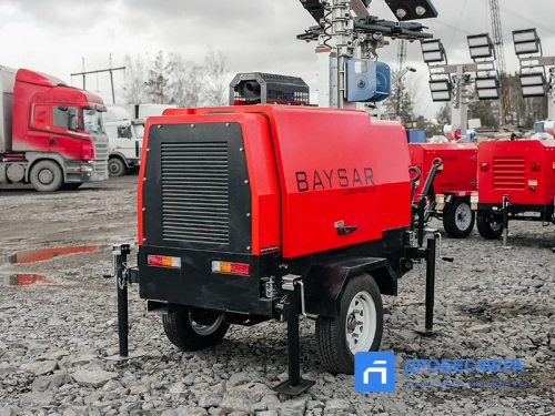 Дизельная осветительная мачта BAYSAR DM-16 передвижная