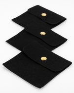 Мешочек замшевый плоский с кнопкой 80×80 мм LIKE