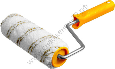 STAYER МИКРОВОЛОКНО 48 мм, 180 мм, Малярный валик с ручкой, PROFESSIONAL (0341-18)