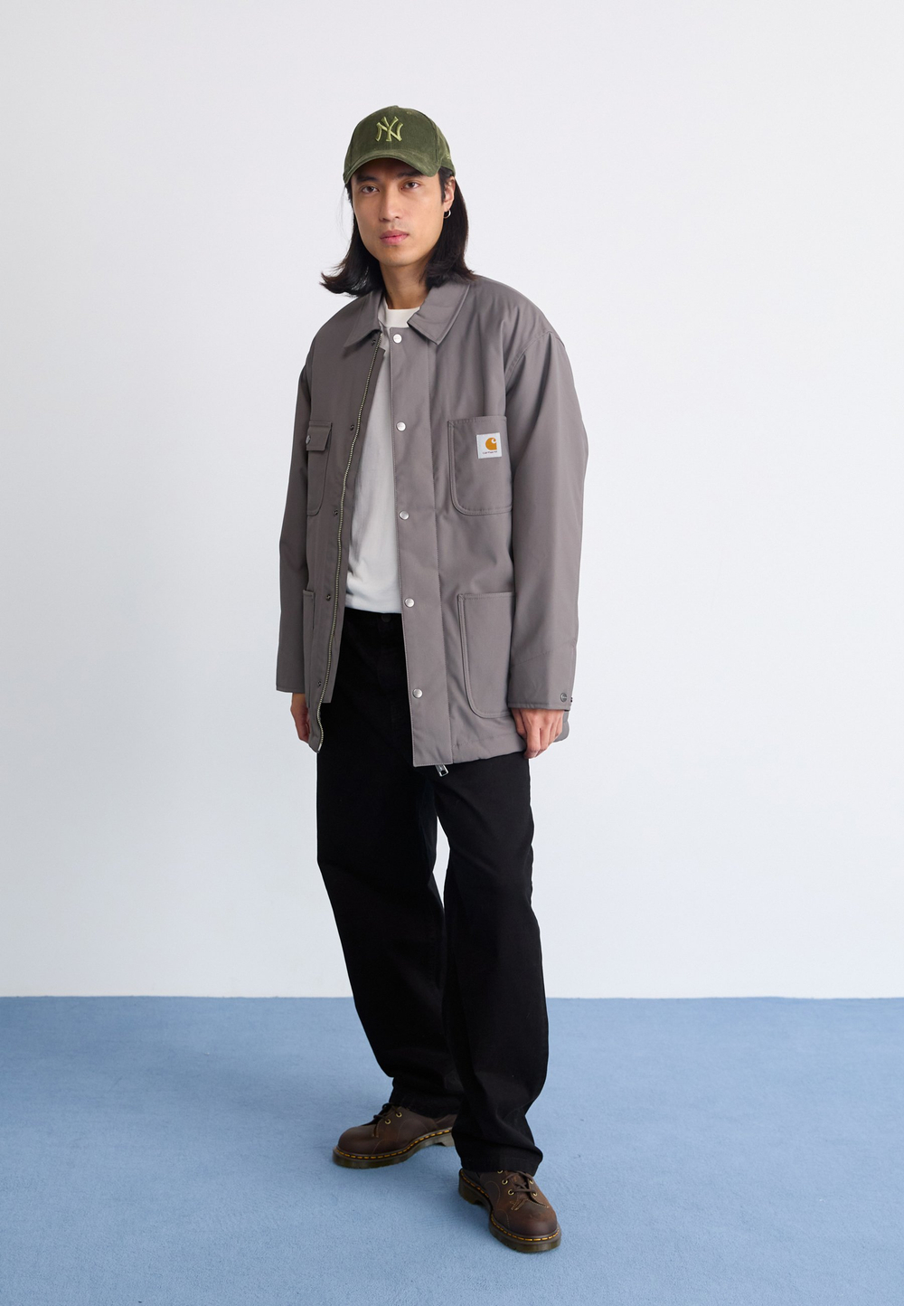 Carhartt WIP LEROY - Короткое пальто - Серый