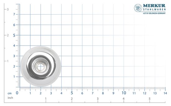 Подставка для т-обраазных бритв (станков) Merkur Solingen, универсальная, глянцевый хром