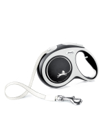 Поводок-рулетка Flexi New Comfort L. Лента 5 м. для собак до 60 кг. Черный