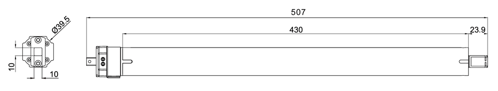 Привод AM35-6/28-MEL радио, эл. конц. полож. с RJ12