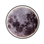 Настенно-потолочный светодиодный светильник 43Вт, 3136Лм, 3000-6500К, Ra>80,  металл/силикон, коричневый