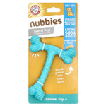 Arm & Hammer, Nubbies, стоматологическая игрушка для массажа десен, Tribone, арахисовое масло, 1 шт.