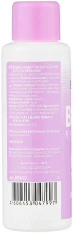 Estel Оксигент 9% Blond ULTRA 60мл