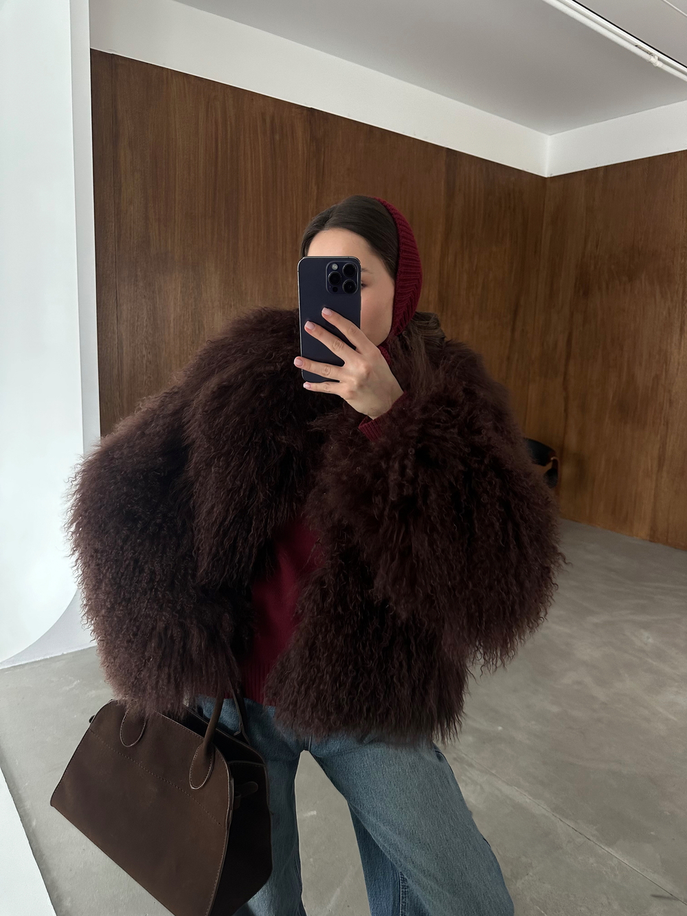 Шуба натуральная укороченная
